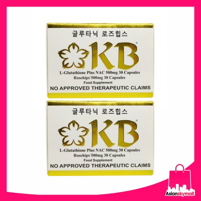 KB L-Glutathione plus NAC -Glutanac + KB Rosehips Buy 1 Take 1